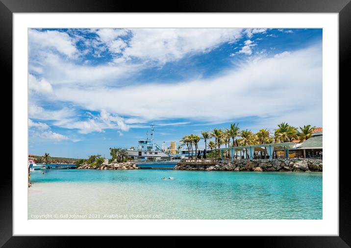   Views around the Caribbean isalnd of Curacao  Framed Mounted Print by Gail Johnson