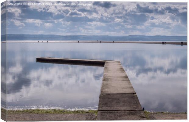 Marina West Kirby Wirral UK Canvas Print by Phil Longfoot