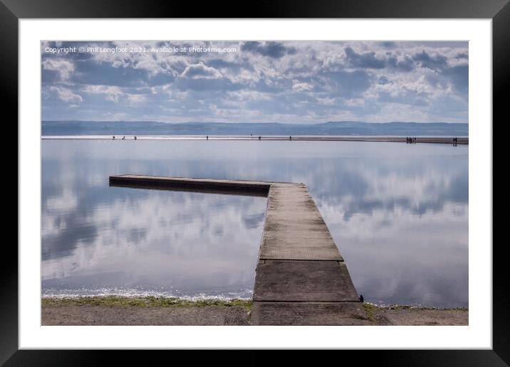 Marina West Kirby Wirral UK Framed Mounted Print by Phil Longfoot