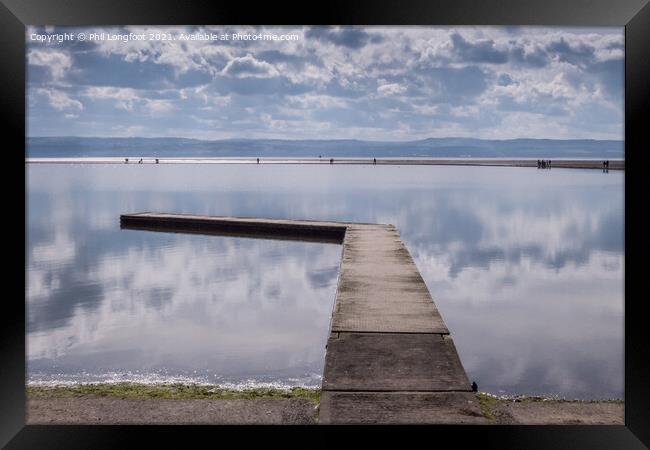 Marina West Kirby Wirral UK Framed Print by Phil Longfoot