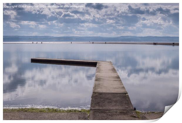Marina West Kirby Wirral UK Print by Phil Longfoot