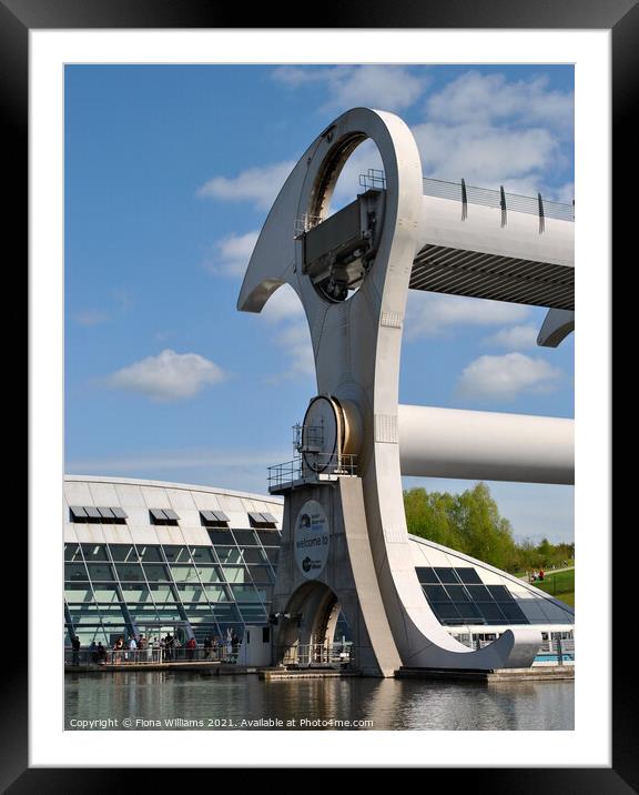 The Falkirk Wheel  Framed Mounted Print by Fiona Williams