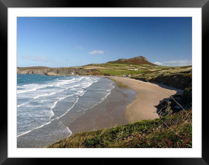 Majestic Whitesands Bay Framed Mounted Print by Wendy Williams CPAGB