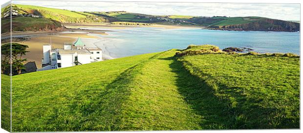 View From Burgh Island Canvas Print by Peter F Hunt