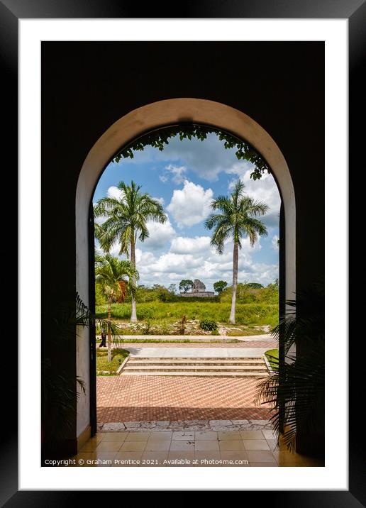El Caracol, the Observatory, Chichen Itza Framed Mounted Print by Graham Prentice