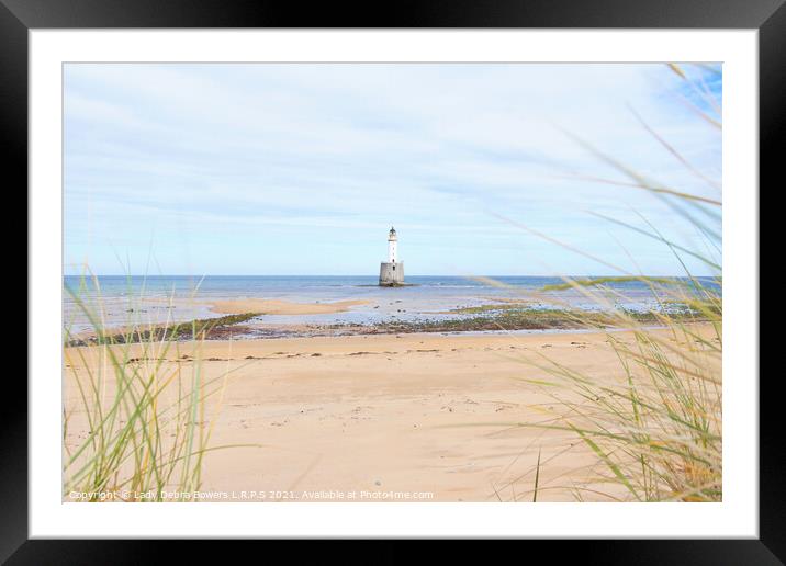 Rattray Lighthouse  Framed Mounted Print by Lady Debra Bowers L.R.P.S