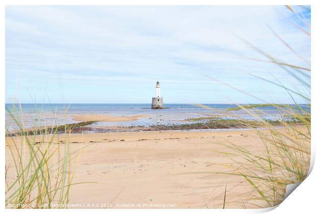 Rattray Lighthouse  Print by Lady Debra Bowers L.R.P.S
