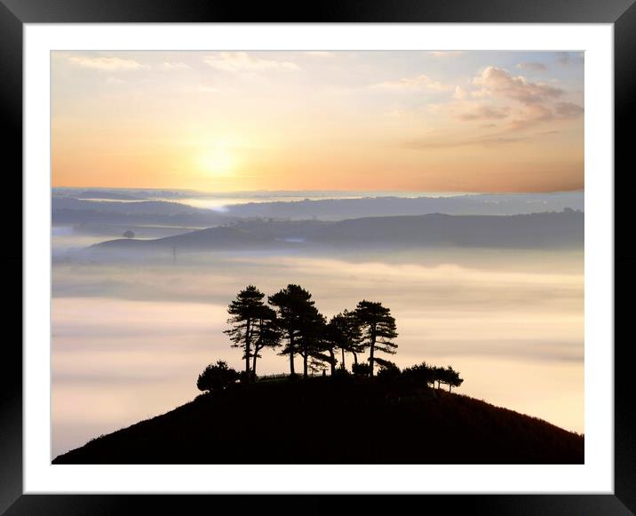 Colmer's Silhouette Framed Mounted Print by David Neighbour