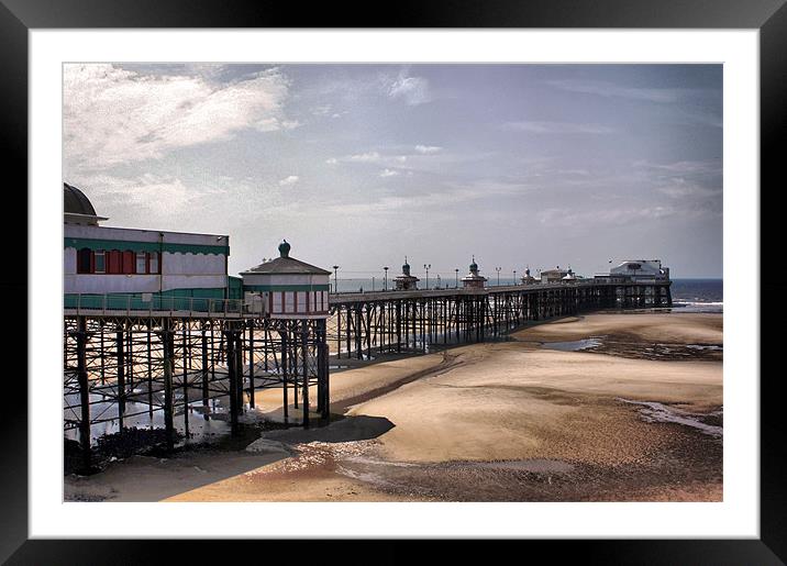 North Pier, Blackpool Framed Mounted Print by Jacqui Kilcoyne