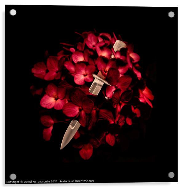 Love Deception Concept Photo Collage Acrylic by Daniel Ferreira-Leite