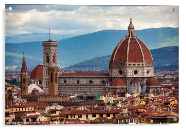 Florence Cathedral Acrylic by Ron Thomas