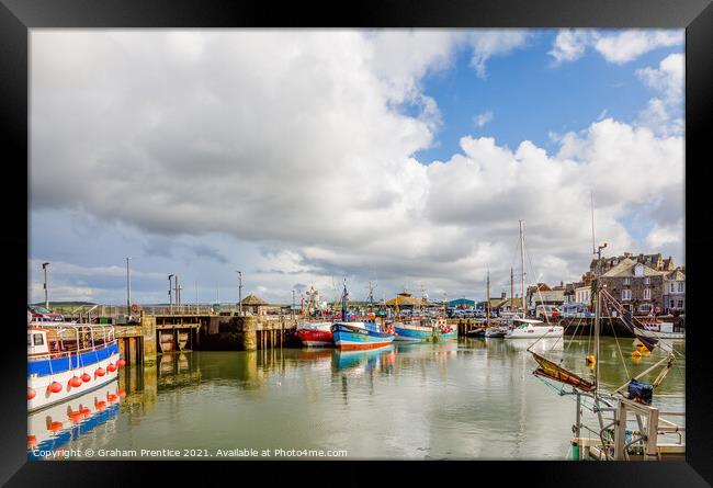 Padstow Harbour Framed Print by Graham Prentice