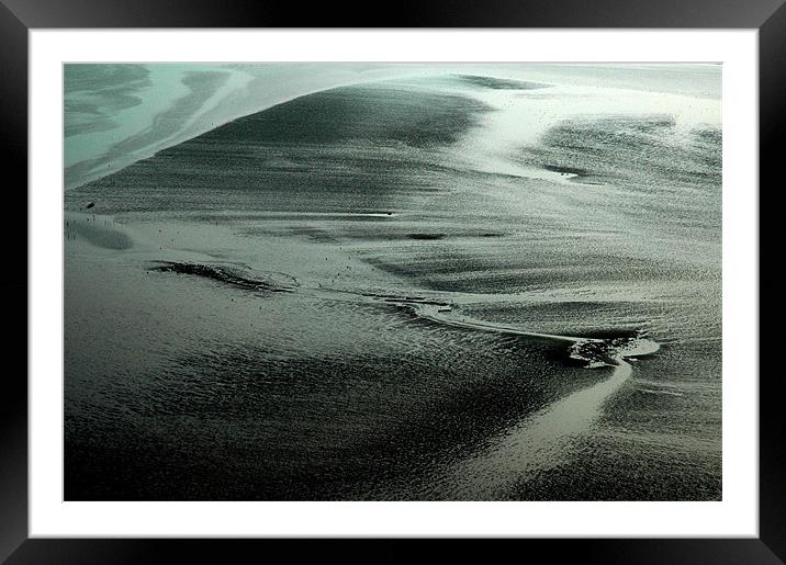 sands Framed Mounted Print by richard jones