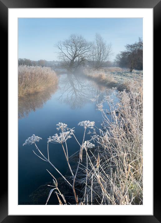A Frosty Morning at Costa Beck Framed Mounted Print by Richard Burdon