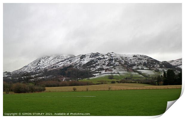 CAER CARADOC CHURCH STRETTON Print by SIMON STAPLEY