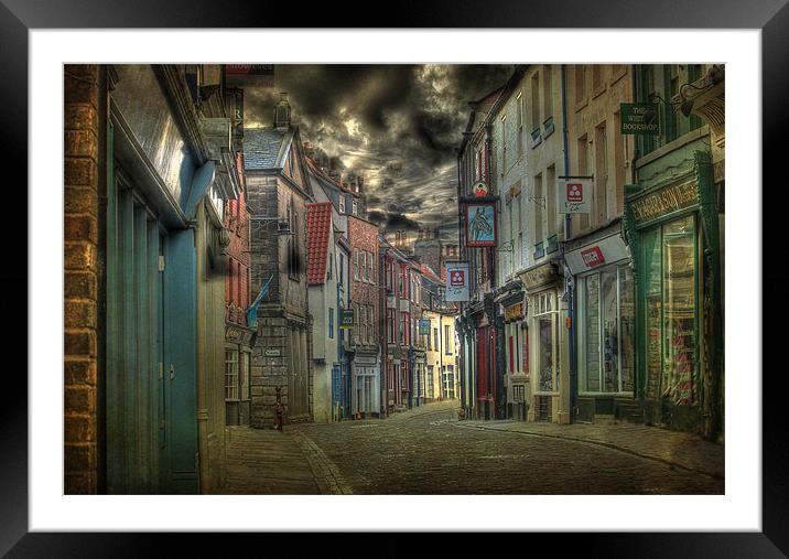 Dawn in Whitby Framed Mounted Print by Irene Burdell