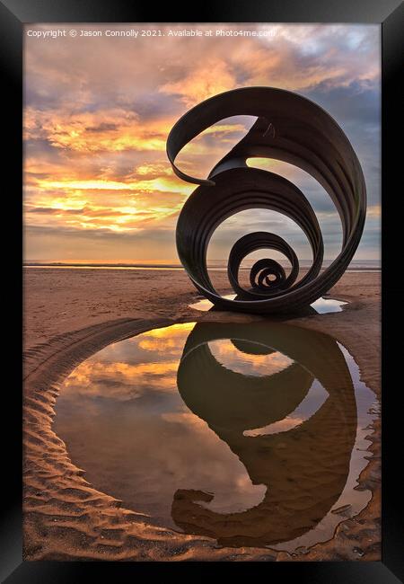 Reflections Of The Shell Framed Print by Jason Connolly