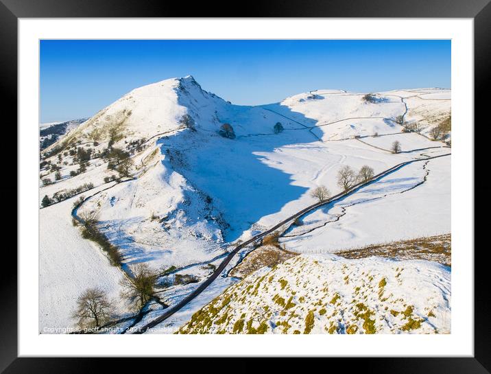 Chrome Hill Framed Mounted Print by geoff shoults