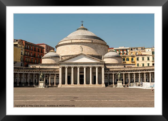 Piazza del Plebiscito Framed Mounted Print by Mike Cave