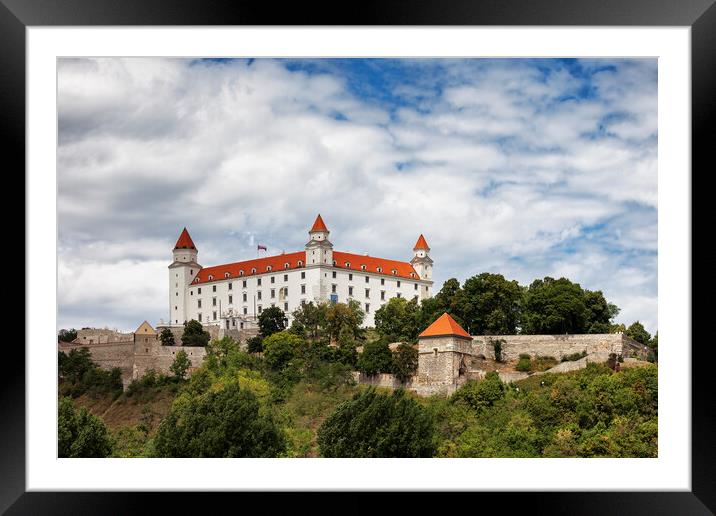 Bratislava Castle Framed Mounted Print by Artur Bogacki
