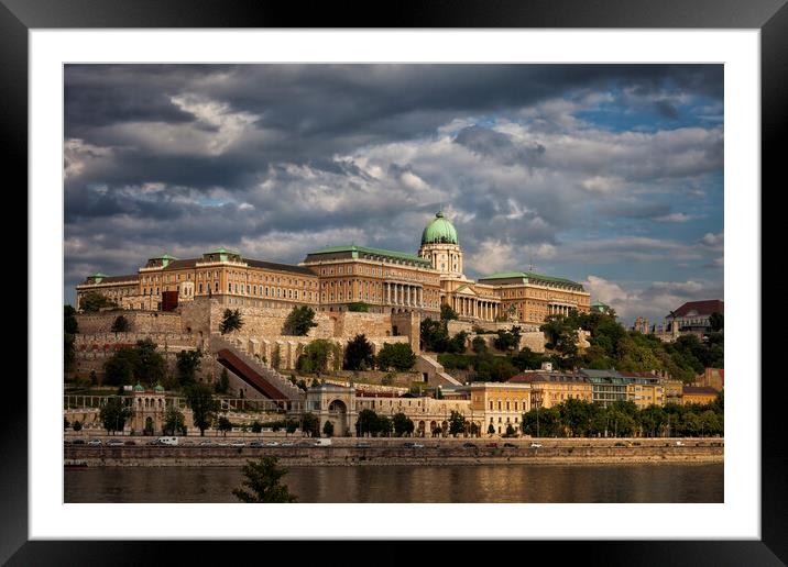 Buda Castle in Budapest Framed Mounted Print by Artur Bogacki