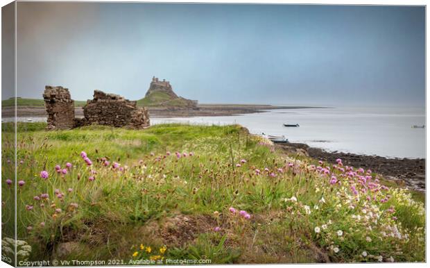 Northumbrian Coast Canvas Print by Viv Thompson