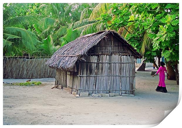 poor house Print by Hassan Najmy