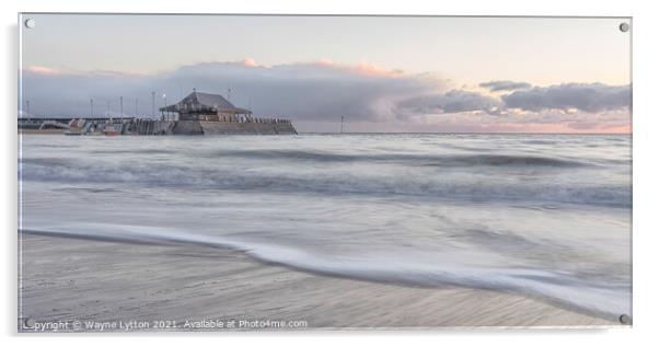 Viking Bay Broadstairs  Acrylic by Wayne Lytton