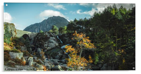 Ogwen valley Acrylic by Kevin Elias