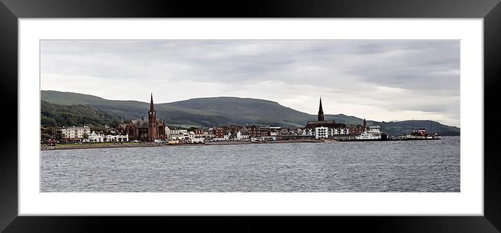 Largs panorama Framed Mounted Print by Sam Smith