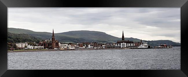 Largs panorama Framed Print by Sam Smith