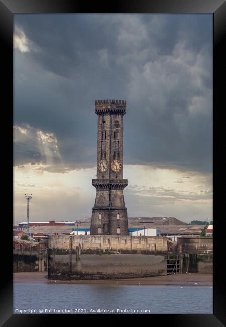 The clocktower  with many faces. Framed Print by Phil Longfoot