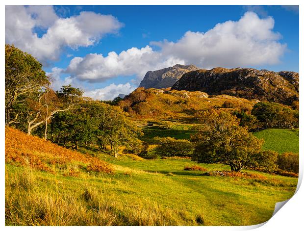 Kensary Loch, Poolewe, Scotland Print by Colin Allen