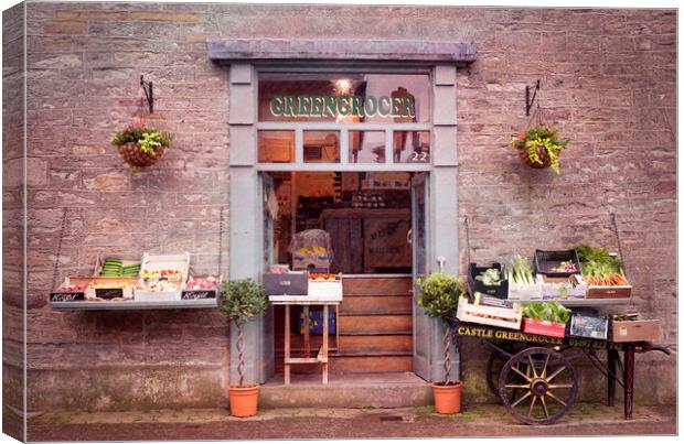 The Greengrocer Canvas Print by Richard Downs