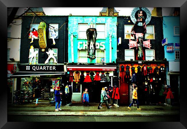 Camden High Street London England Framed Print by Andy Evans Photos