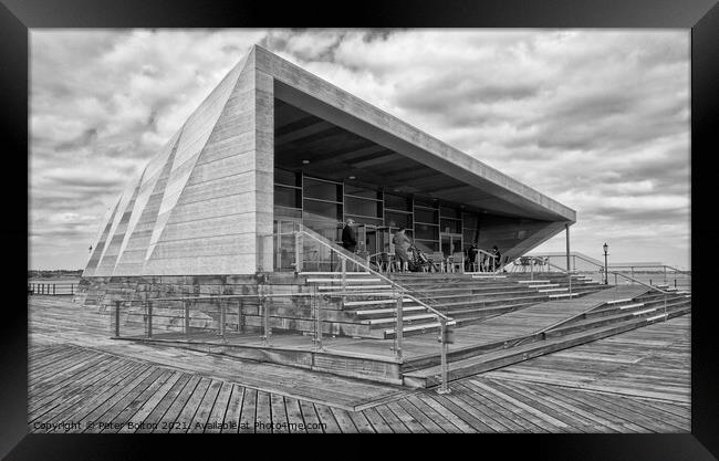 The Royal Pavilion, Southend Pier, Essex, UK. Framed Print by Peter Bolton