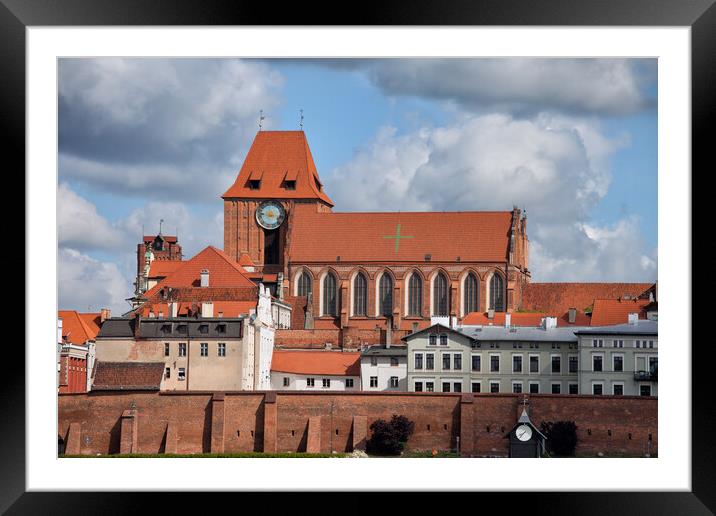 Old Town of Torun in Poland Framed Mounted Print by Artur Bogacki