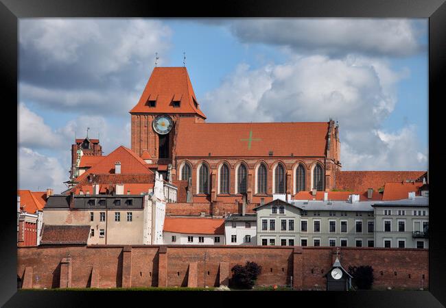 Old Town of Torun in Poland Framed Print by Artur Bogacki