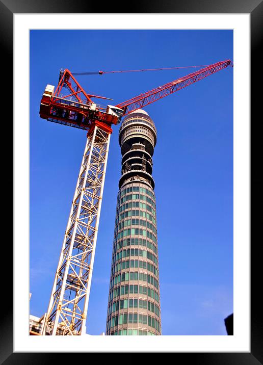 Towering Over London Framed Mounted Print by Andy Evans Photos