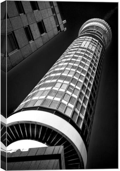 BT Post Office Tower Fitzrovia London Canvas Print by Andy Evans Photos