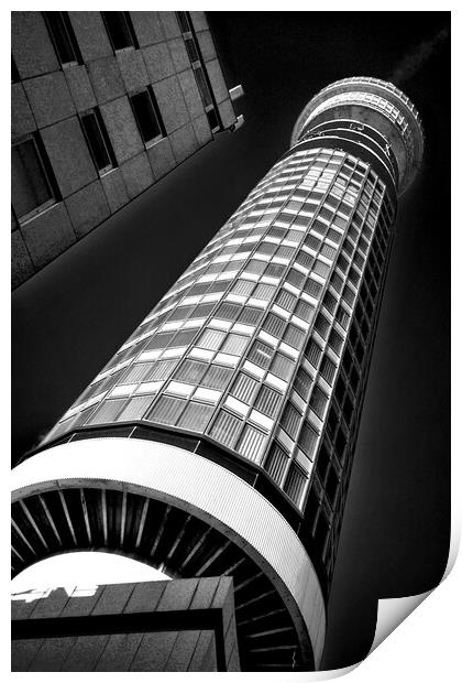 BT Post Office Tower Fitzrovia London Print by Andy Evans Photos