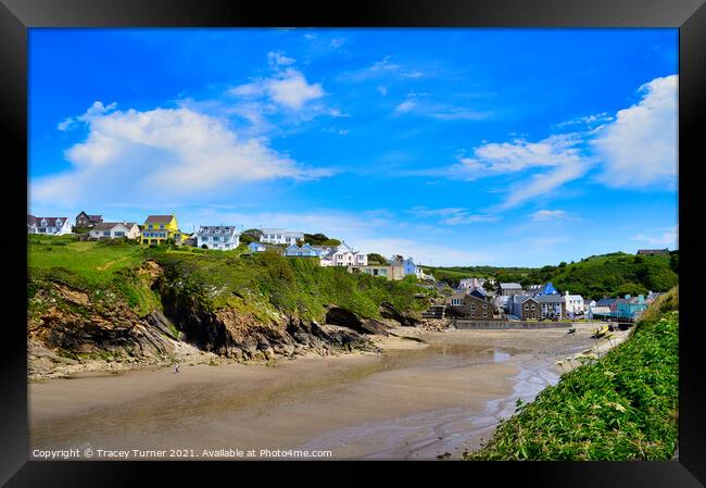 Little Haven, Pembrokeshire Framed Print by Tracey Turner