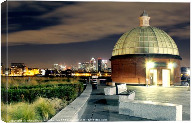 Greenwich - London Canvas Print by Alessandro Ricardo Uva