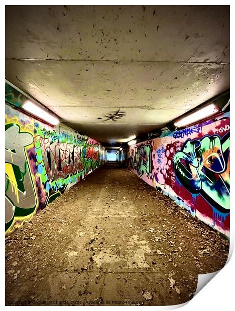 Urban Underground  Print by Colin Richards