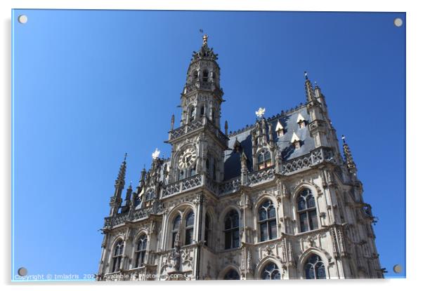Oudenaarde Gothic Town Hall Belgium Acrylic by Imladris 