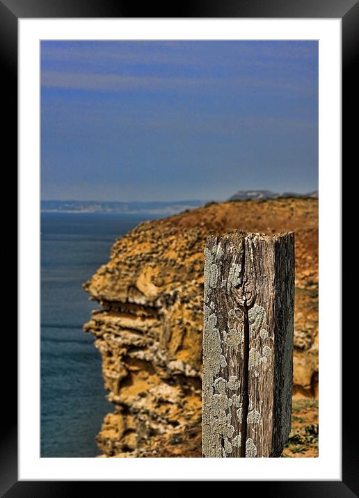 Cliff Path, West Bay, Dorset Framed Mounted Print by Phil Hall