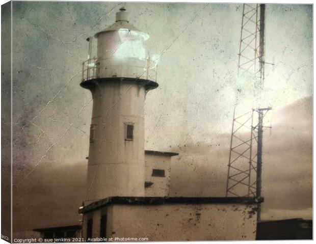 ye olde lighthouse.  Canvas Print by sue jenkins
