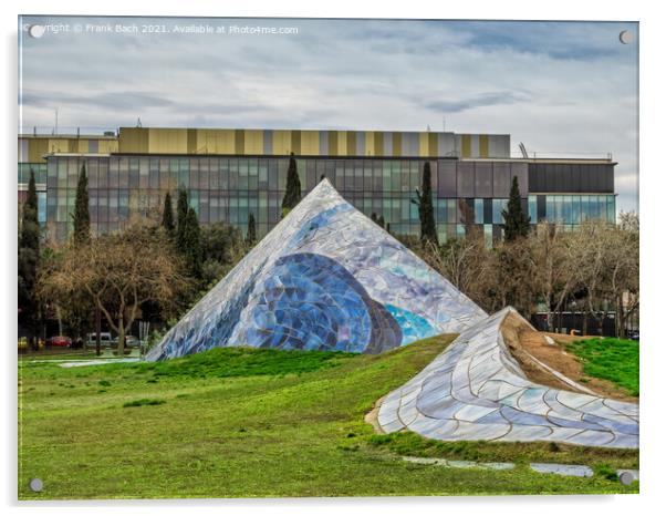 Parc de l'Estació del Nord, Barcelona in Spain Acrylic by Frank Bach