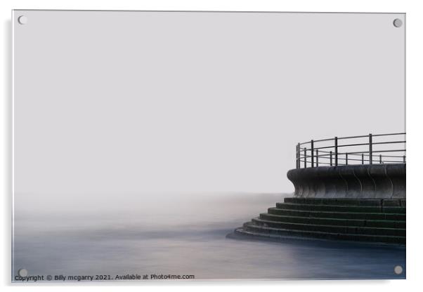 Broadstairs Kent Coast Minimal Acrylic by Billy McGarry