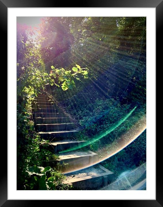 Stairway  Framed Mounted Print by Colin Richards